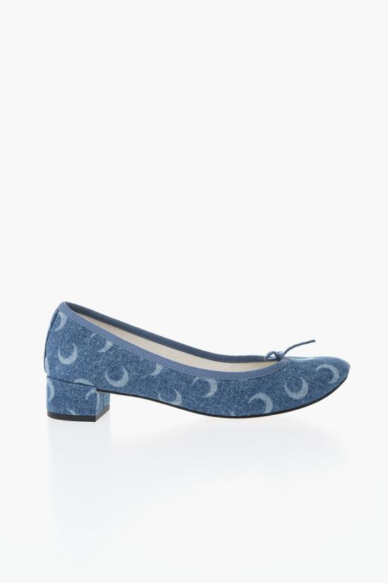  마린세르 플랫 슈즈 V4235JEANS 1473 Blue - MARINE SERRE