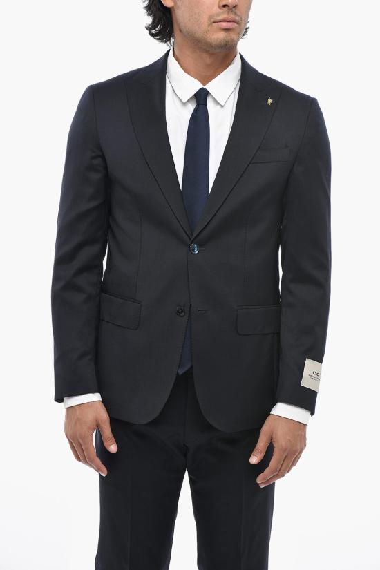 꼬르넬리아니 수트 세트 27NZ45 2768150 001 Midnight blue - CORNELIANI