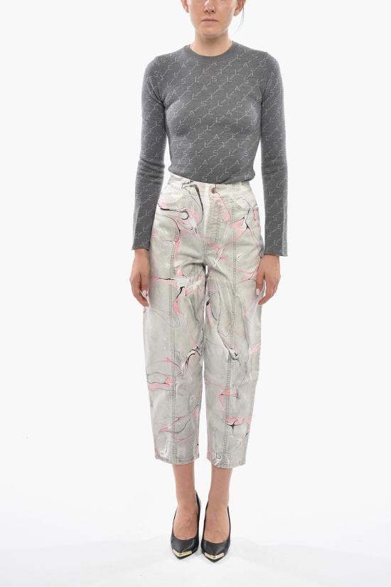 스텔라 맥카트니 데님 팬츠 602559SOH448318 Rosa Grigio - STELLA MCCARTNEY
