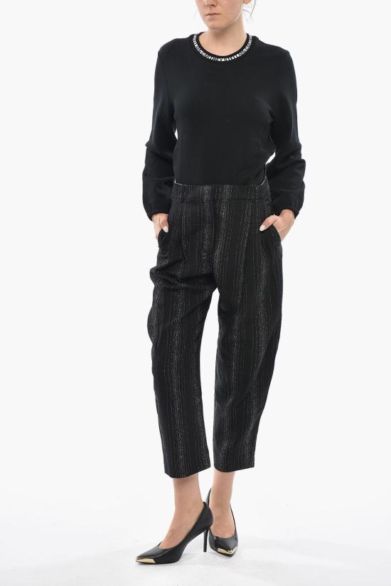  스텔라 맥카트니 스트레이트 팬츠 5919643AR7011000 Black - STELLA MCCARTNEY