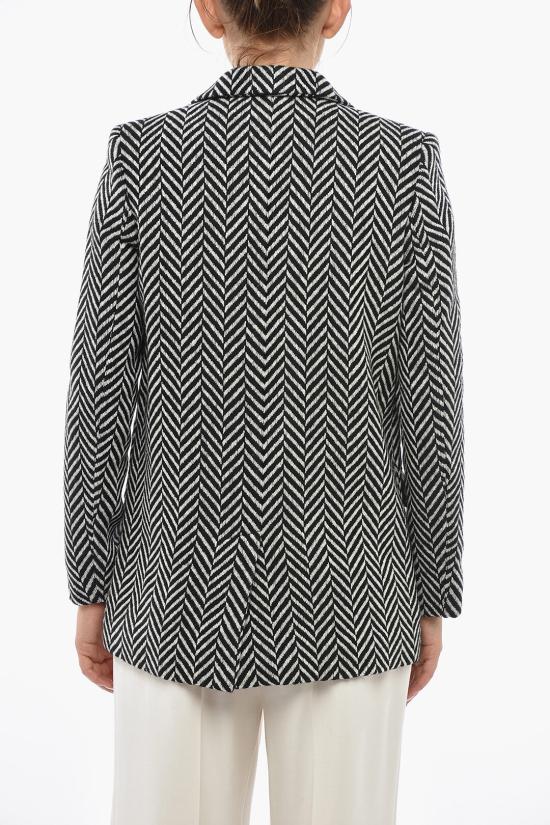  스텔라 맥카트니 수트 자켓 477101SPB101000 Black White - STELLA MCCARTNEY