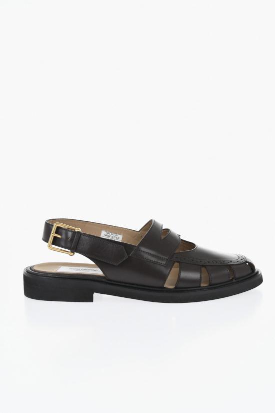  톰브라운 샌들 MFD180B 03050 415 29 Brown - THOM BROWNE