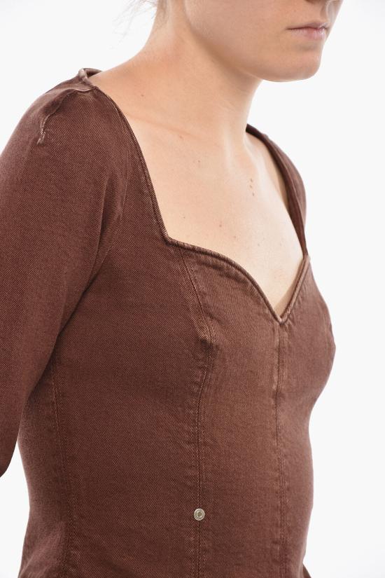  스텔라 맥카트니 탑 6D00853SPH037745 Brown - STELLA MCCARTNEY