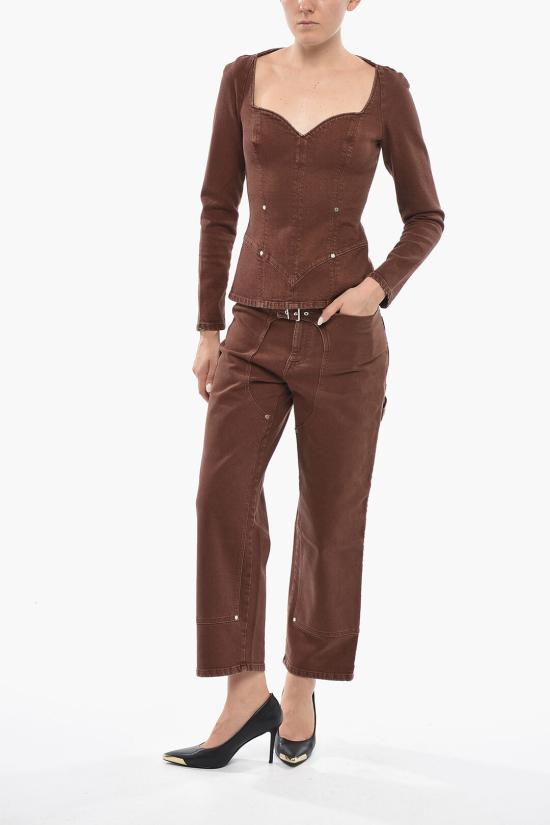  스텔라 맥카트니 탑 6D00853SPH037745 Brown - STELLA MCCARTNEY