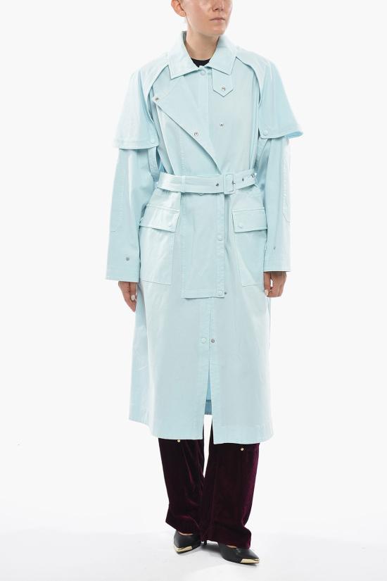  스텔라 맥카트니 트렌치 코트 597950SLA533900 Light blue - STELLA MCCARTNEY
