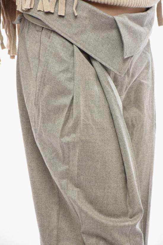  스텔라 맥카트니 스트레이트 팬츠 602393SNB539576 Gray - STELLA MCCARTNEY