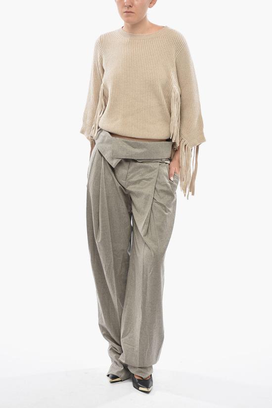  스텔라 맥카트니 스트레이트 팬츠 602393SNB539576 Gray - STELLA MCCARTNEY