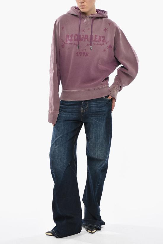  디스퀘어드2 후드 티셔츠 S75GU0598 S25030 358 Violet - DSQUARED2