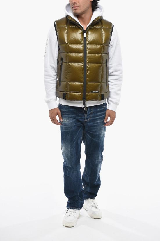  디스퀘어드2 패딩 조끼 S74FB0344 D35315 707 Green - DSQUARED2