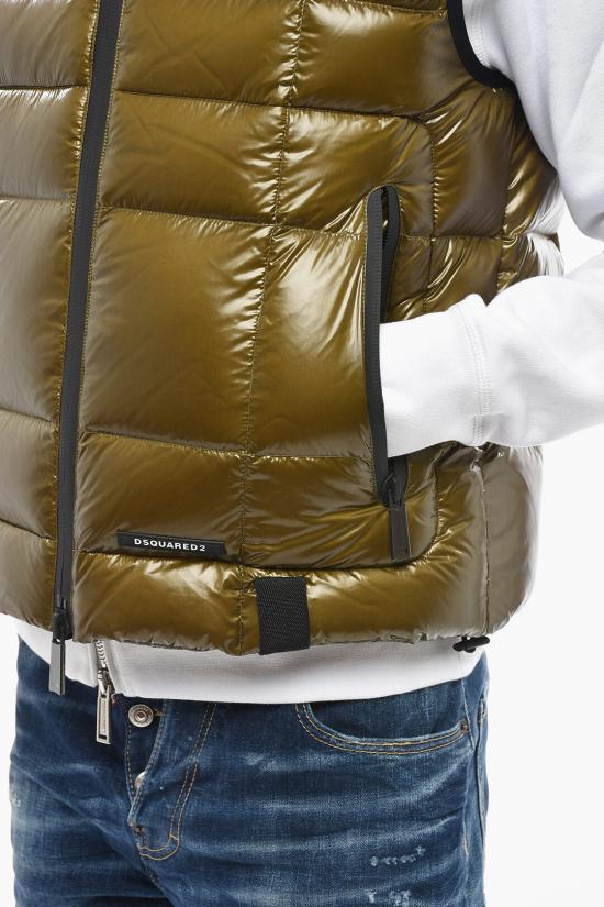  디스퀘어드2 패딩 조끼 S74FB0344 D35315 707 Green - DSQUARED2