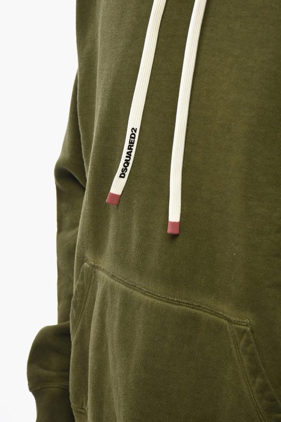  디스퀘어드2 후드 티셔츠 S74GU0873 S25030 710 Green - DSQUARED2
