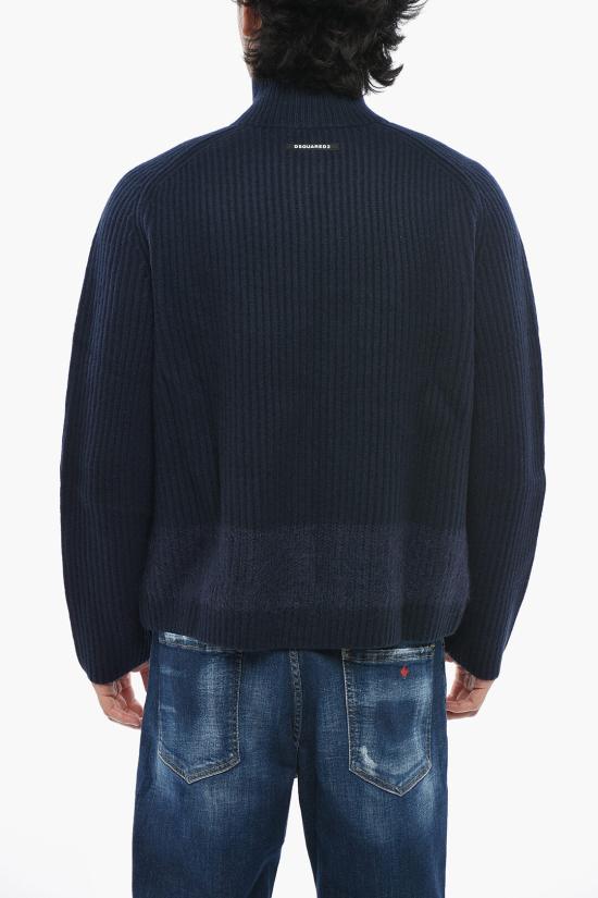 디스퀘어드2 집업 니트 S74HA1546 D13150 477 Blue - DSQUARED2
