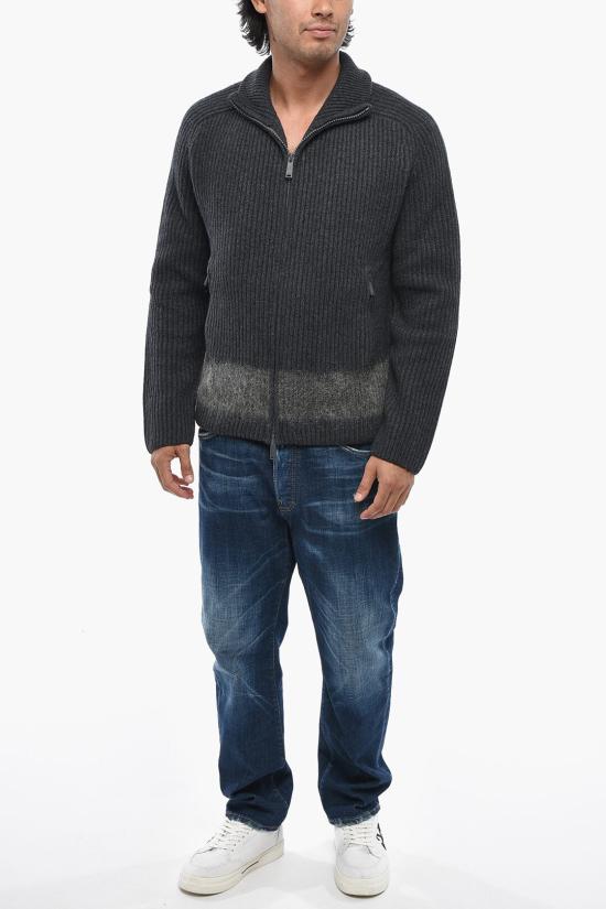  디스퀘어드2 집업 니트 S74HA1546 D13150 859 Gray - DSQUARED2