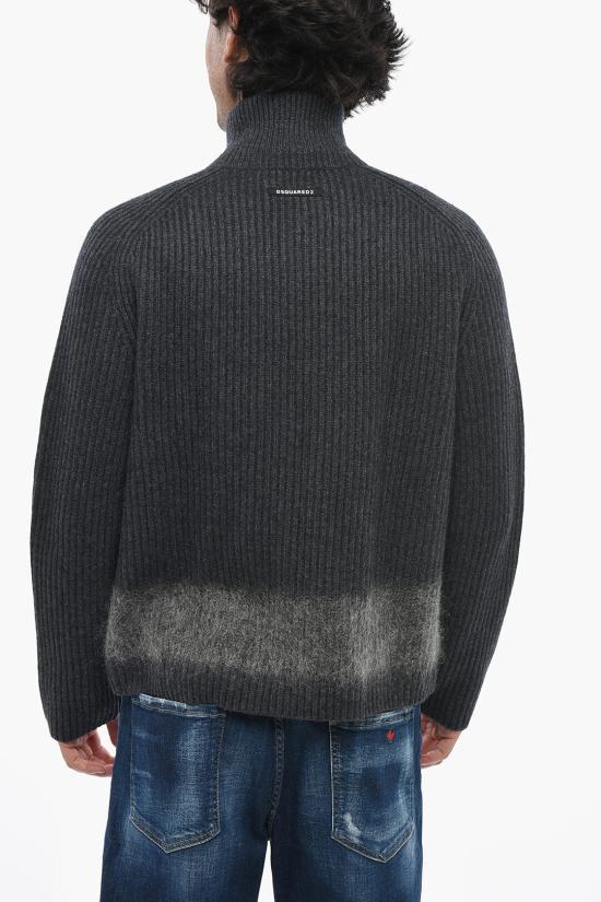  디스퀘어드2 집업 니트 S74HA1546 D13150 859 Gray - DSQUARED2