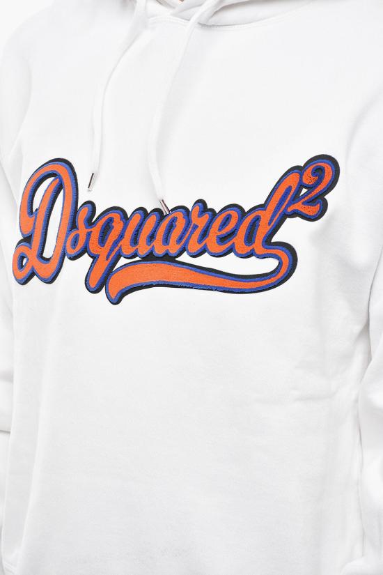  디스퀘어드2 후드 티셔츠 S74GU0898 S25516 100 White - DSQUARED2