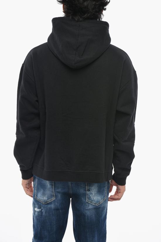  디스퀘어드2 후드 티셔츠 S74GU0898 S25516 900 Black - DSQUARED2