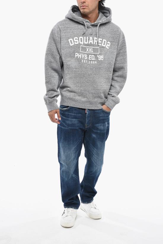  디스퀘어드2 후드 티셔츠 S74GU0894 S25477 860M Gray - DSQUARED2