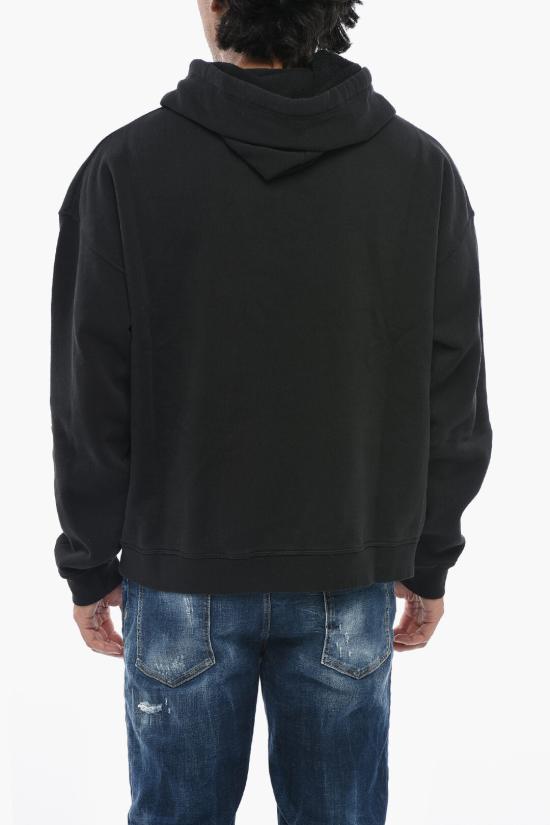  디스퀘어드2 후드 티셔츠 S74GU0873 S25030 900 Black - DSQUARED2