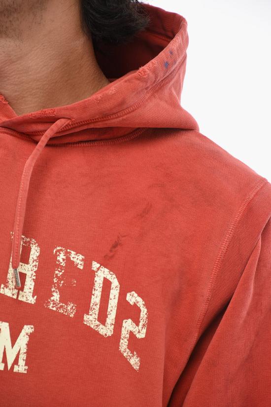  디스퀘어드2 후드 티셔츠 S71GU0748 S25030 310W Red - DSQUARED2