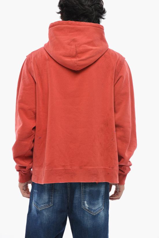  디스퀘어드2 후드 티셔츠 S71GU0748 S25030 310W Red - DSQUARED2