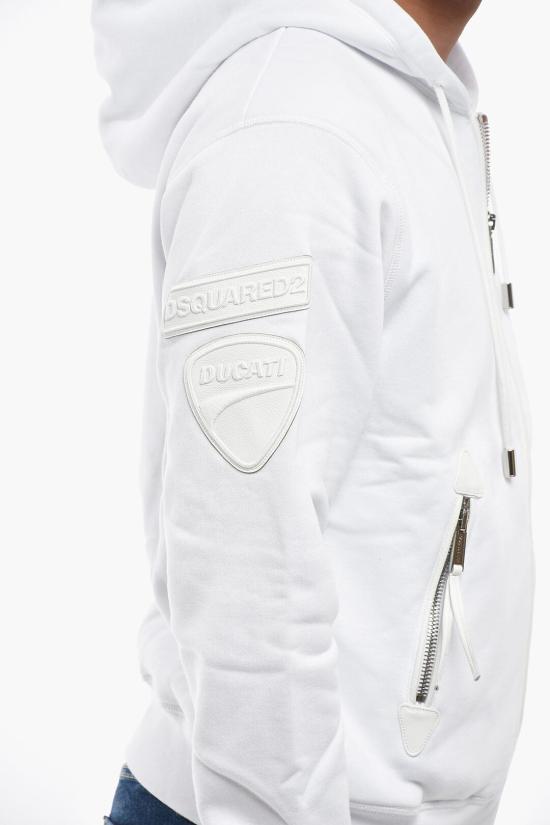  디스퀘어드2 후드 티셔츠 S71HG0153 S25516 100 White - DSQUARED2
