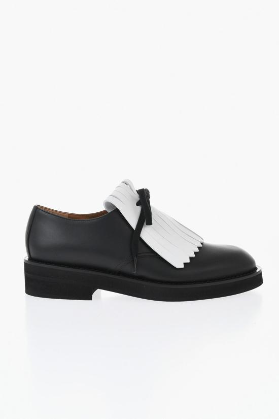  마르니 로퍼 ALMS005103 P3762 ZL754 24 Black White - MARNI