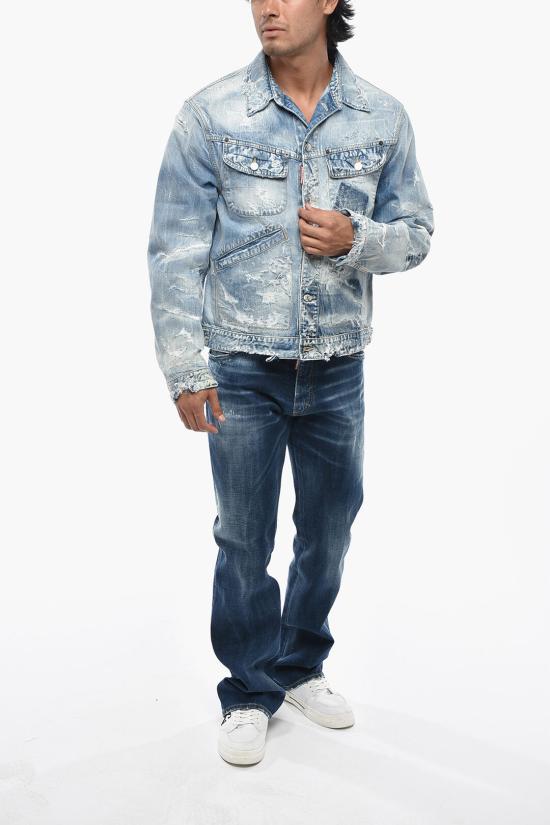  디스퀘어드2 데님 자켓 S71AN0635 D30011 470 Blue - DSQUARED2