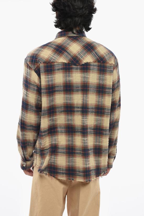  디스퀘어드2 긴팔 셔츠 S71DM0797 D35351 001F Beige - DSQUARED2