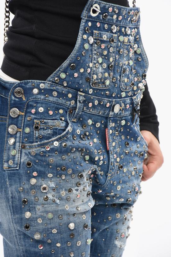  디스퀘어드2 데님 원피스 S75FP0168 S30342 470 Blue - DSQUARED2