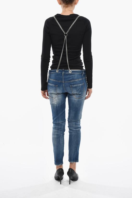  디스퀘어드2 데님 원피스 S75FP0168 S30342 470 Blue - DSQUARED2