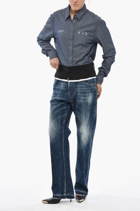  디스퀘어드2 데님 팬츠 S75KB0420 S30309 470 Blue - DSQUARED2