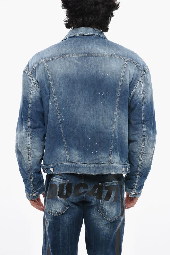  디스퀘어드2 데님 자켓 S74AM1580 S30341 470 Blue - DSQUARED2