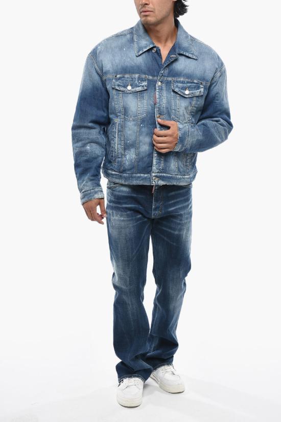  디스퀘어드2 데님 자켓 S74AM1580 S30341 470 Blue - DSQUARED2