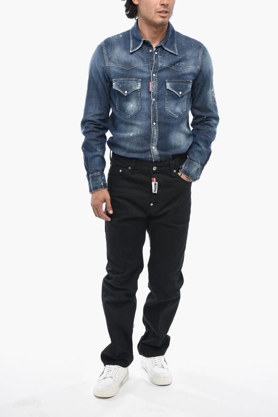  디스퀘어드2 데님 팬츠 S71LB1685 D30020 900 Black - DSQUARED2