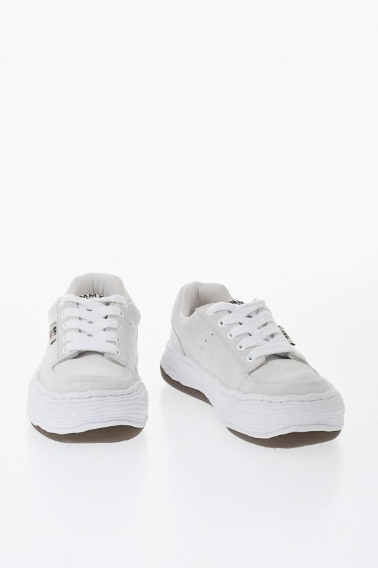  메종 미하라 야스히로 올리버 OG 솔 스웨이드 로우탑 스니커즈 A15FW702WHITE Beige