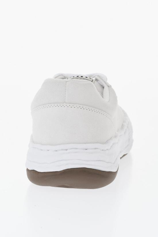  메종 미하라 야스히로 올리버 OG 솔 스웨이드 로우탑 스니커즈 A15FW702WHITE Beige - MAISON MIHARA YASUHIRO