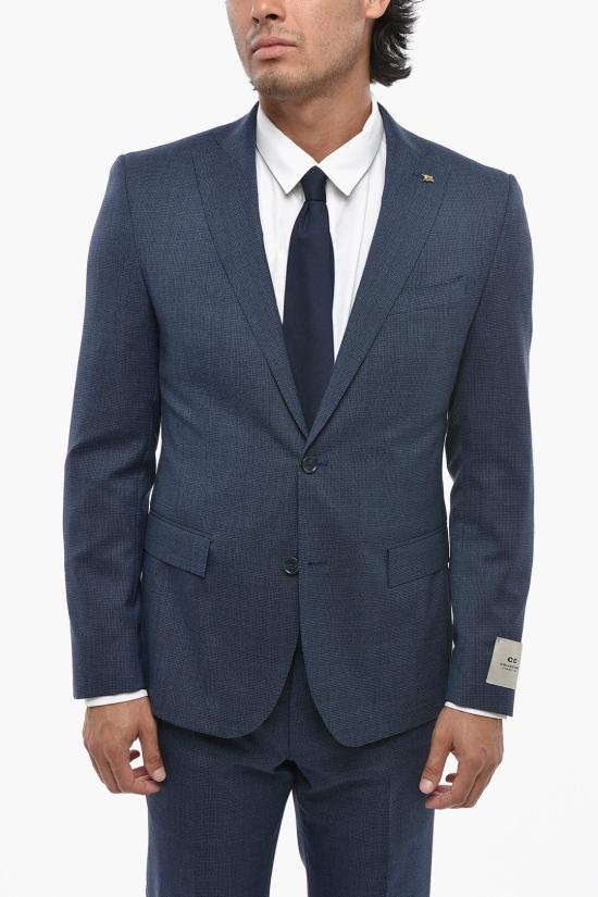  꼬르넬리아니 수트 세트 277R29 2737458 002 Blue - CORNELIANI