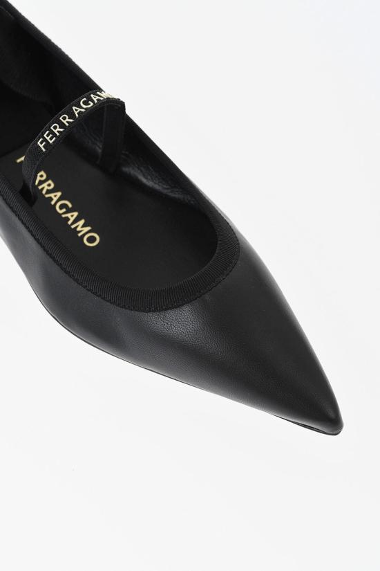  살바토레 페라가모 플랫 슈즈 CARICE NAPPA SCAM 782673 Black - SALVATORE FERRAGAMO