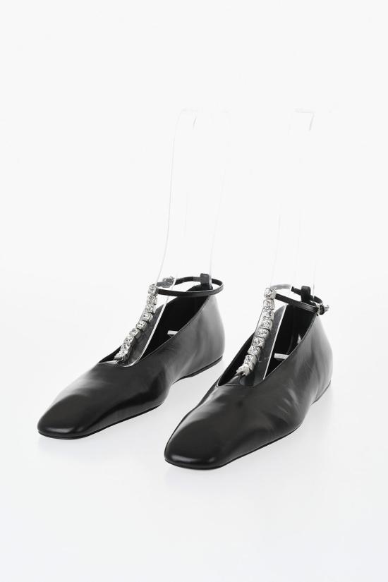  질샌더 플랫 슈즈 J15WZ0021P4864001 Black