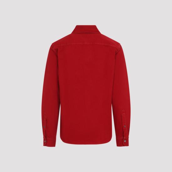 26FW 아미 데님 셔츠 USH786 DE0133 A186 RUBY RED - AMI