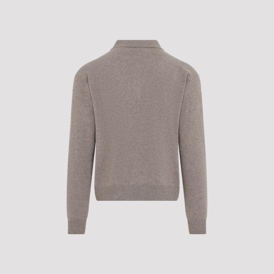 26FW 생로랑 스웨터 817251 Y76XM 2715 TAUPE CHINE - SAINT LAURENT