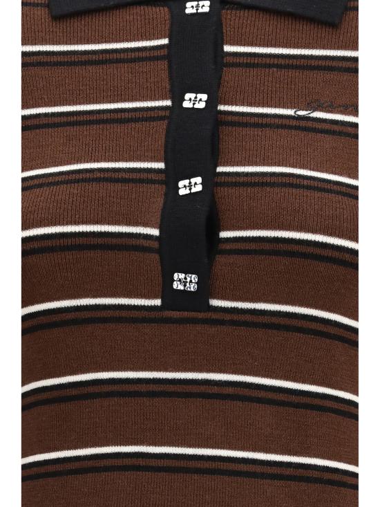 26FW 가니 반팔 티셔츠 A1170004 999 BROWN - GANNI
