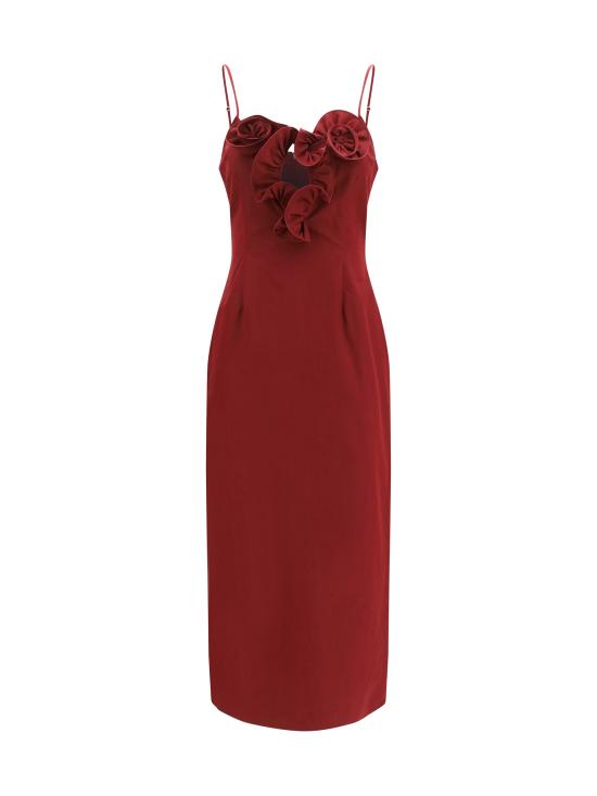 26FW 마그다뷰트림 원피스 653726 BORDEAUX