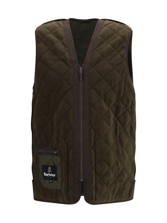 26FW 바버 폴라퀼트 지퍼인 라이너 MLI0002 OL91 GREEN - BARBOUR