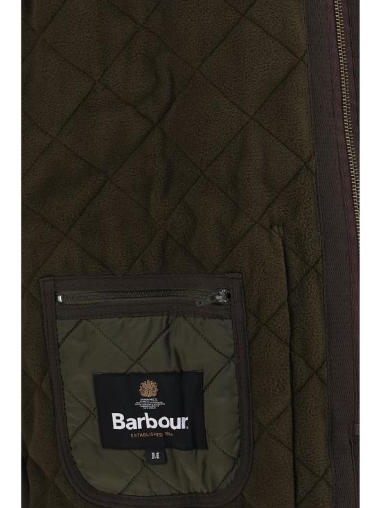 26FW 바버 폴라퀼트 지퍼인 라이너 MLI0002 OL91 GREEN - BARBOUR