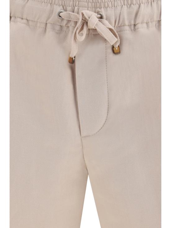 26SS 브루넬로 쿠치넬리 숏팬츠 MH255U0025 C2438 BEIGE - BRUNELLO CUCINELLI