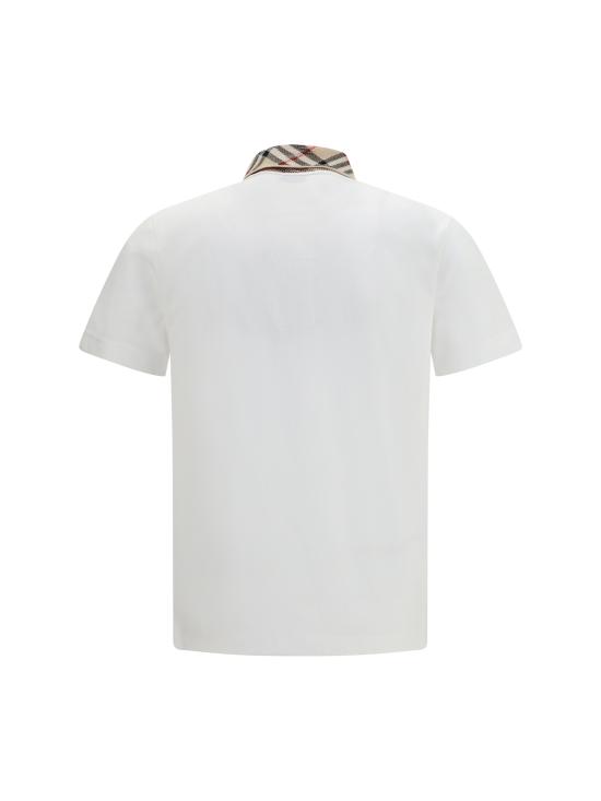 26FW 버버리 폴로 티셔츠 8126966 B7078 WHITE - BURBERRY