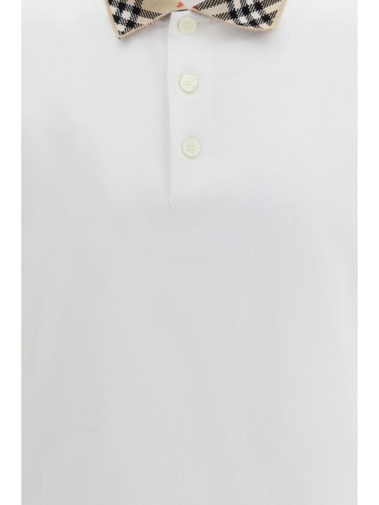 26FW 버버리 폴로 티셔츠 8126966 B7078 WHITE - BURBERRY