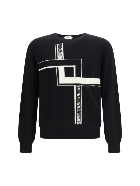 26FW 베르사체 스웨터 10267971A19057 1B000 BLACK
