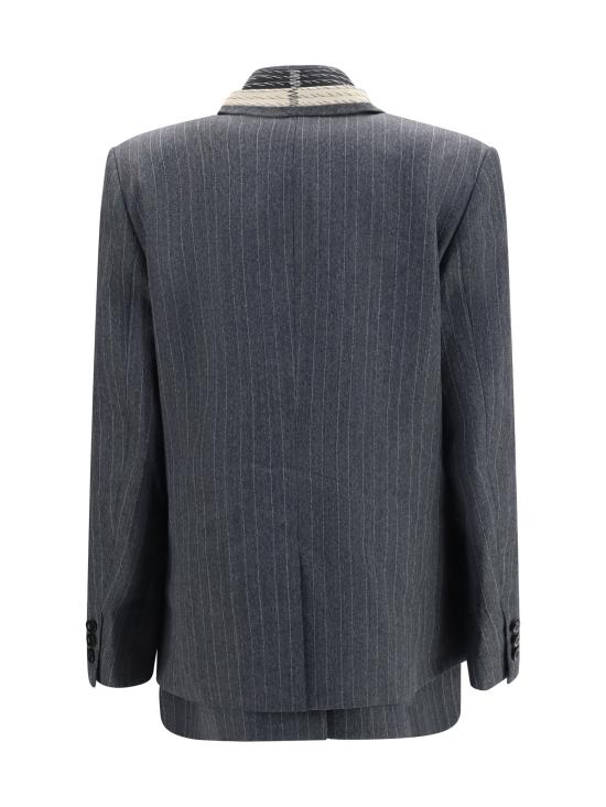 26FW 사카이 수트 자켓 2608632 001 GREY - SACAI